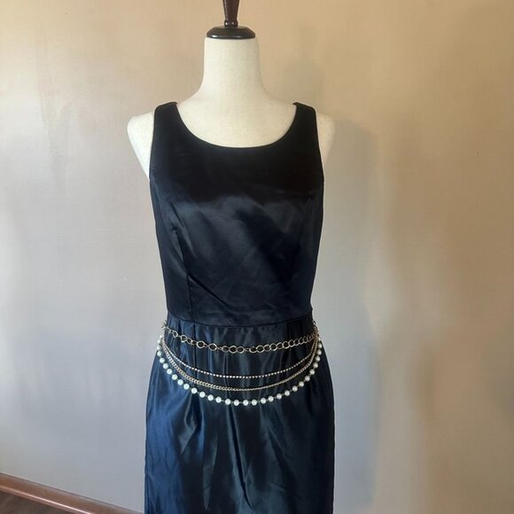 Vtg Pendant Draping Waist Chain Faux Pearl Gold Multi Layer Jewelry Fashion Belt main image 6